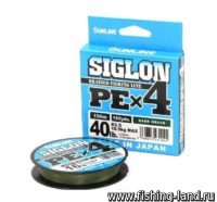 Шнур Sunline Siglon PE X4 150м 0,6 dark green