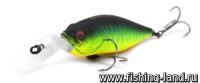 Воблер Megabass Deep-X 100 LBO (5,9см, 10,6гр, 2,5м) floating Mat Tiger