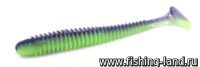 Приманка Keitech Swing Impact FAT 7.8" Violet Lime Belly (упак. 2шт)