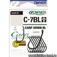 Крючек OWNER Carp Down Barbless BC №6 (упак. 8шт)