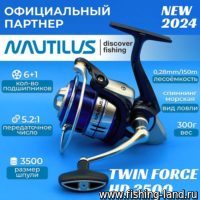 Катушка Nautilus Twin Force PG 3500