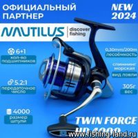 Катушка Nautilus Twin Force PG 4000